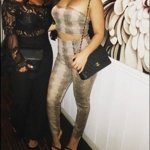 Snake Print Two Piece 😍